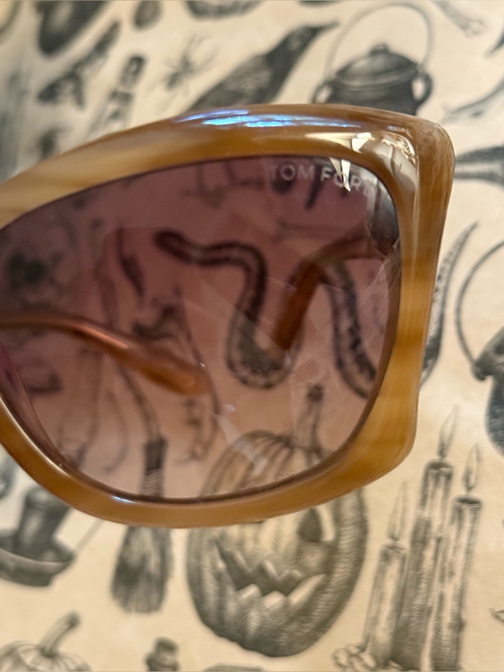 Vintage Tom Ford Caramel Brown 2012 Lana Sunglasses TF280 with Gradient Lenses - Picture 3 of 16
